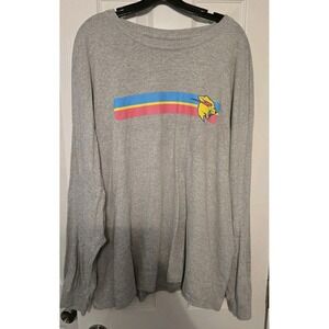 Mr Beast International Investors Club Long Sleeve T-Shirt Gray Large